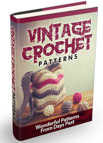 Vintage Crochet Patterns - BestTrendsShop.com
