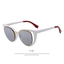 Cat Eye Mirrored Sunglasses - BestTrendsShop.com