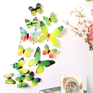 3D Butterfly Wall Stickers - 12 Piece - BestTrendsShop.com