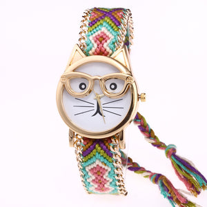 Cat Watch With Knitted Band - BestTrendsShop.com