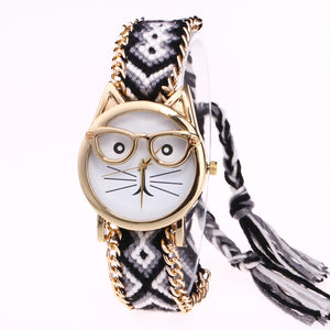 Cat Watch With Knitted Band - BestTrendsShop.com